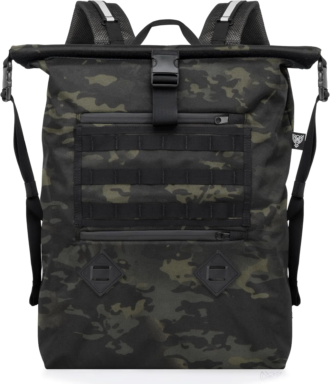 ~ AQUA RT ~ Large Water-Proof Faraday Backpack for Laptops, Tablets, and Mid-Size Electronics ~ Tracking/Hacking Defense ~ Midnight MultiCam