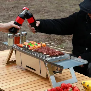 1   1 FREE - Portable Camping BBQ Grill