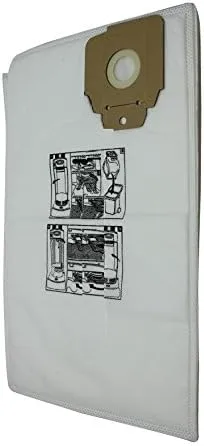 10 Karcher / Tornado Clean Breeze, CV30, CV38 Premium HEPA Media Synthetic Cloth Upright Vacuum Bags, 10 pk. Also Fits NSS Pacer 112 - 115UE Uprights.
