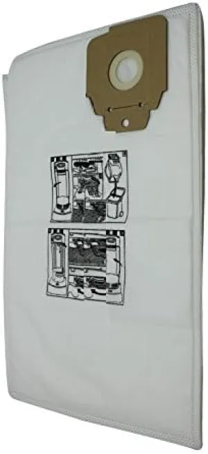 10 Karcher / Tornado Clean Breeze, CV30, CV38 Premium HEPA Media Synthetic Cloth Upright Vacuum Bags, 10 pk. Also Fits NSS Pacer 112 - 115UE Uprights.