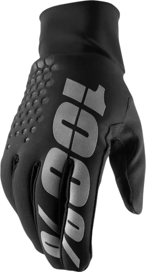 100% HYDROMATIC BRISKER Cold Weather Motocross and Snowmobile Gloves - Snow & Water Resistant MX & Powersport Racing Protective Gear