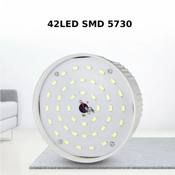 100W 42LED Solar Power 5 Lighting Modes Rechargeable Outdoor Camping Light Bulb Emergency Light for Tent Patio Porch Garden BBQ Night Markets Power Failure