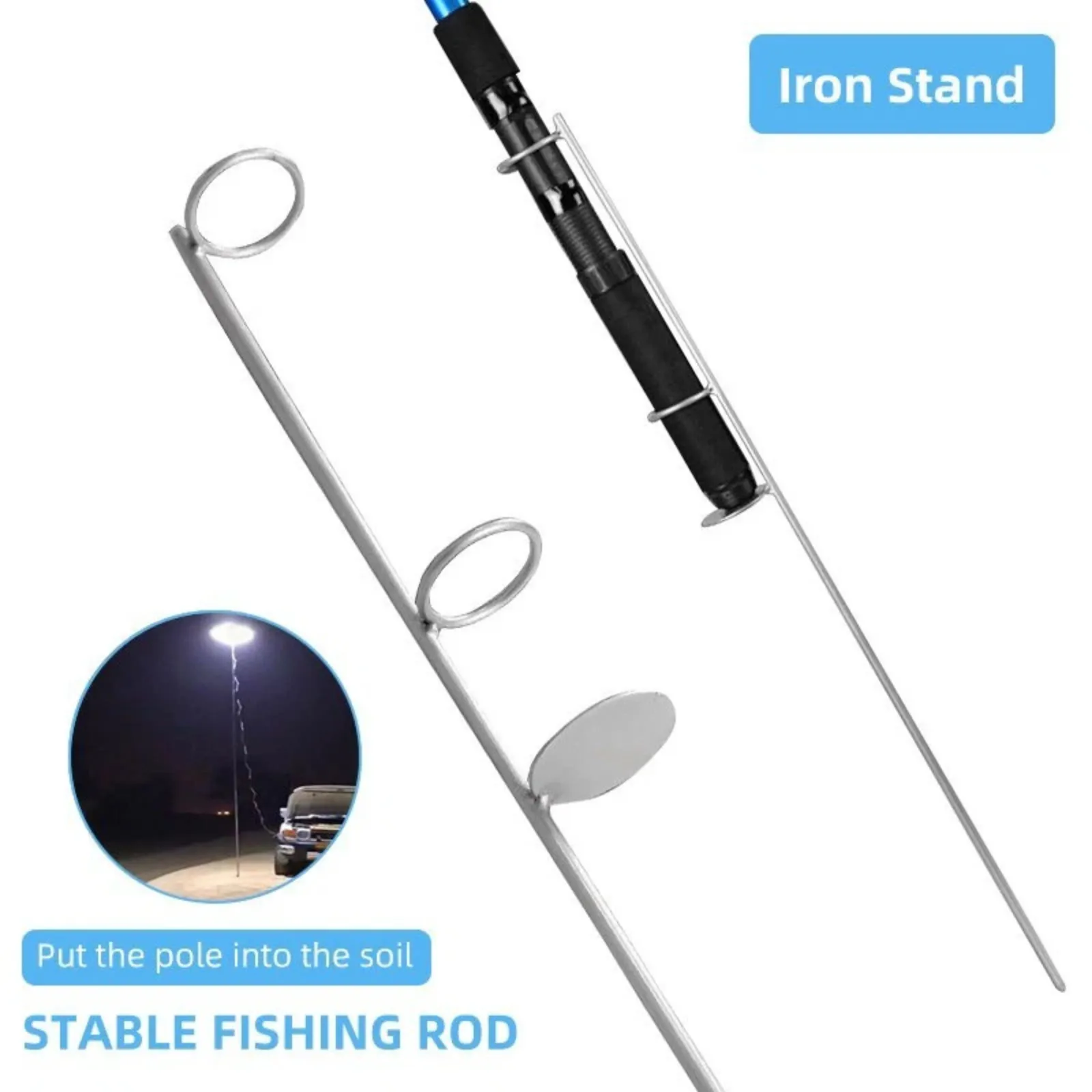 12V Car Repair COB Lantern Lamp Telescopic Light Fishing Rod Pole Camping 800w