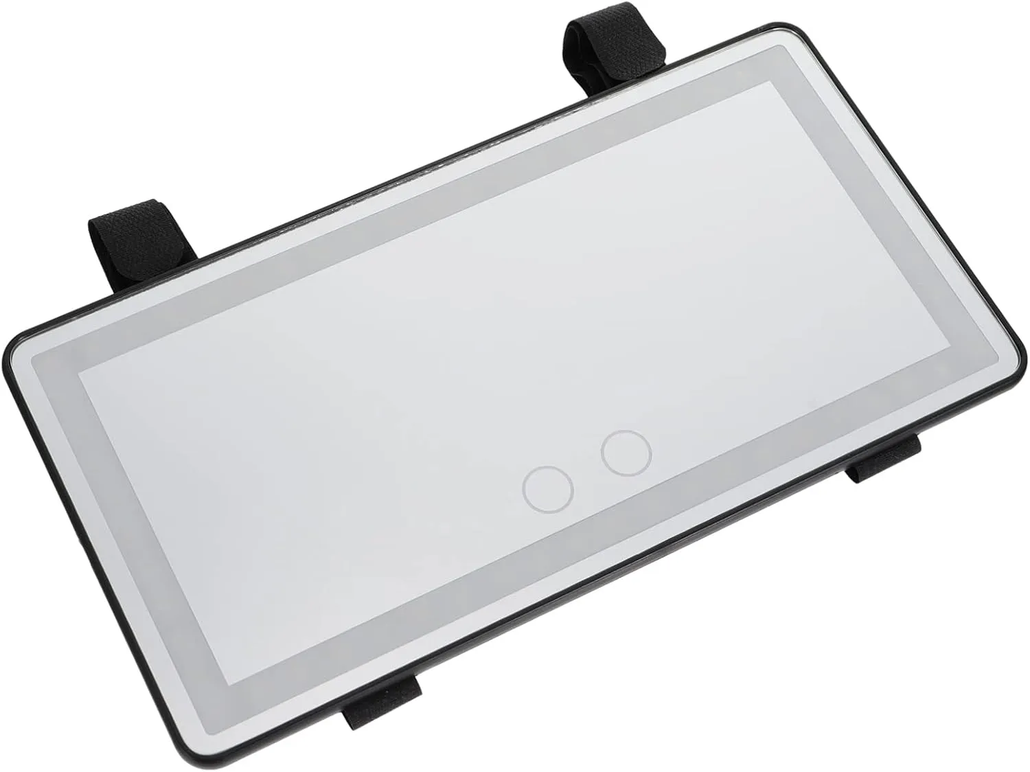 1Pc LED Car Vanity Mirror with Touch Switch High Definition Makeup Mirror for Visor Compact Design for Easy Installation Present for Beauty Enthusiasts