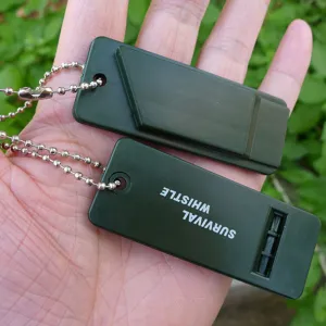 1PC Survival Whistle Plastic Super Loud Emergency Whistle
