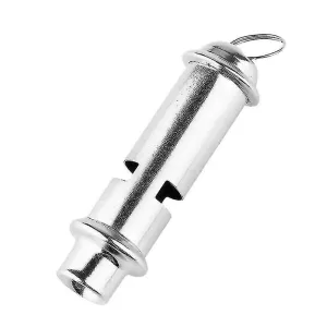 1pcs Metal Police Whistle With Lanyard, Safety Whistles For Sports, Referees, Do