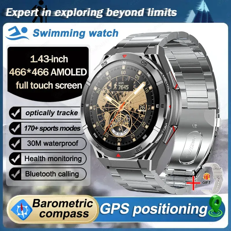 2025 Smart GPS Watch: Call, Track, and Assist