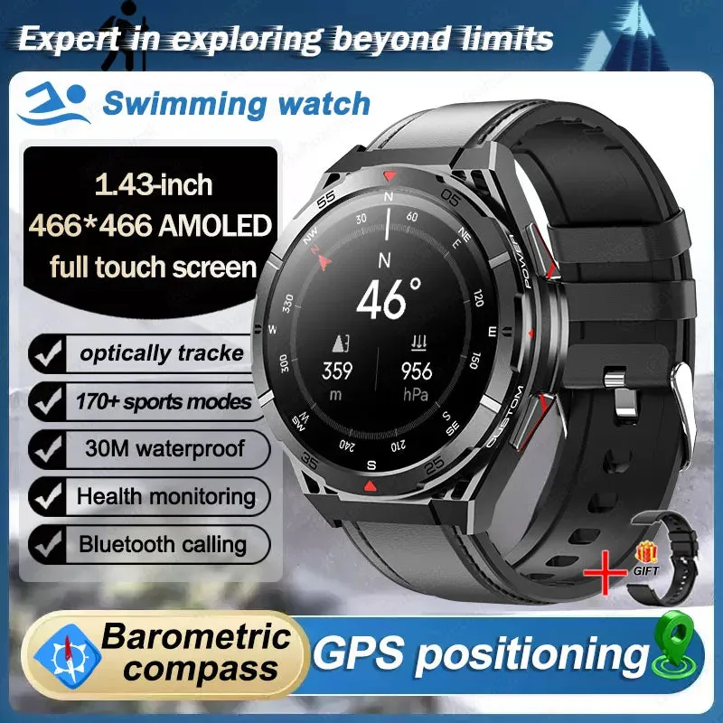 2025 Smart GPS Watch: Call, Track, and Assist
