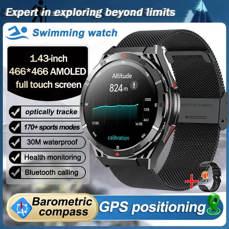 2025 Smart GPS Watch: Call, Track, and Assist