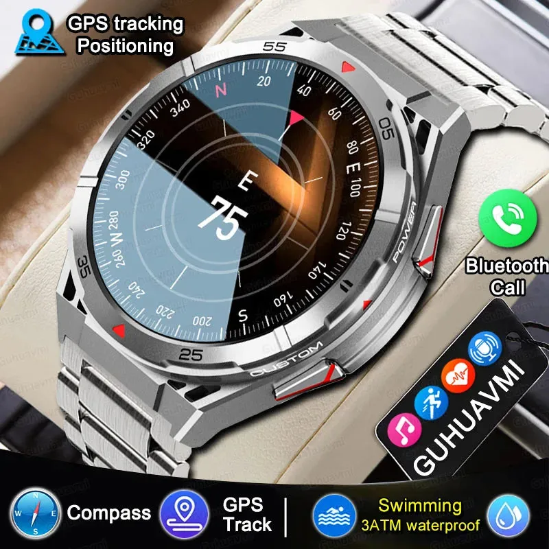 2025 Smart GPS Watch: Call, Track, and Assist