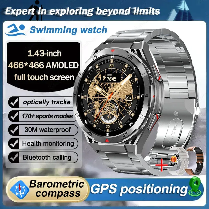 2025 Smart GPS Watch: Call, Track, and Assist