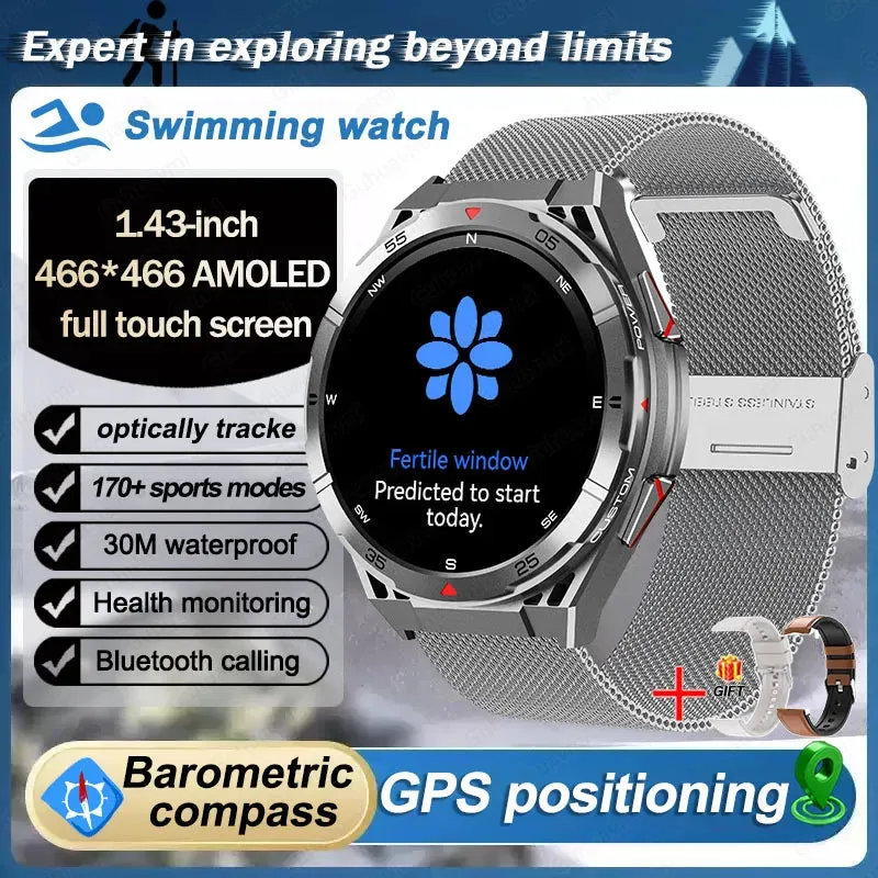 2025 Smart GPS Watch: Call, Track, and Assist