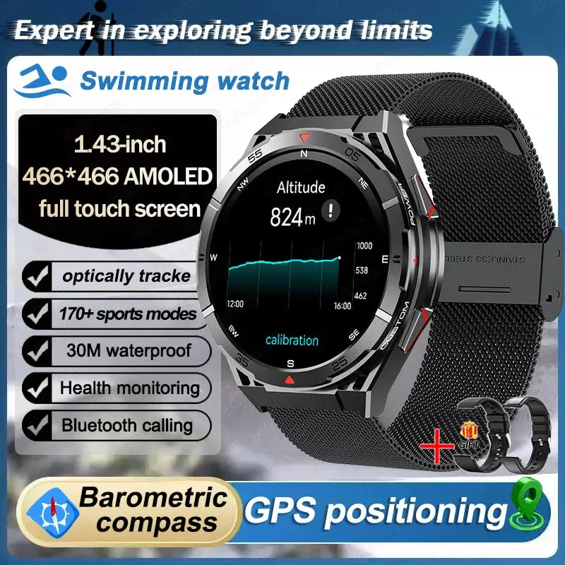 2025 Smart GPS Watch: Call, Track, and Assist