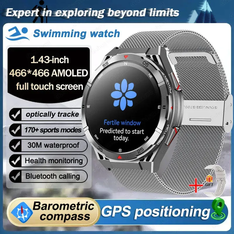 2025 Smart GPS Watch: Call, Track, and Assist