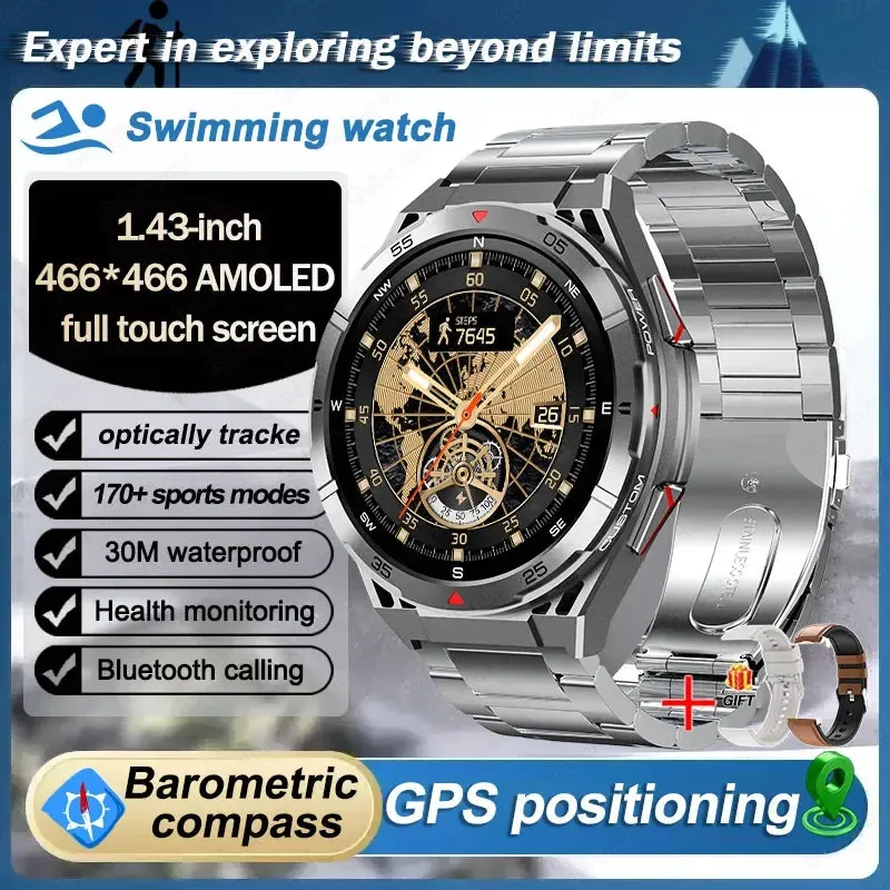 2025 Smart GPS Watch: Call, Track, and Assist