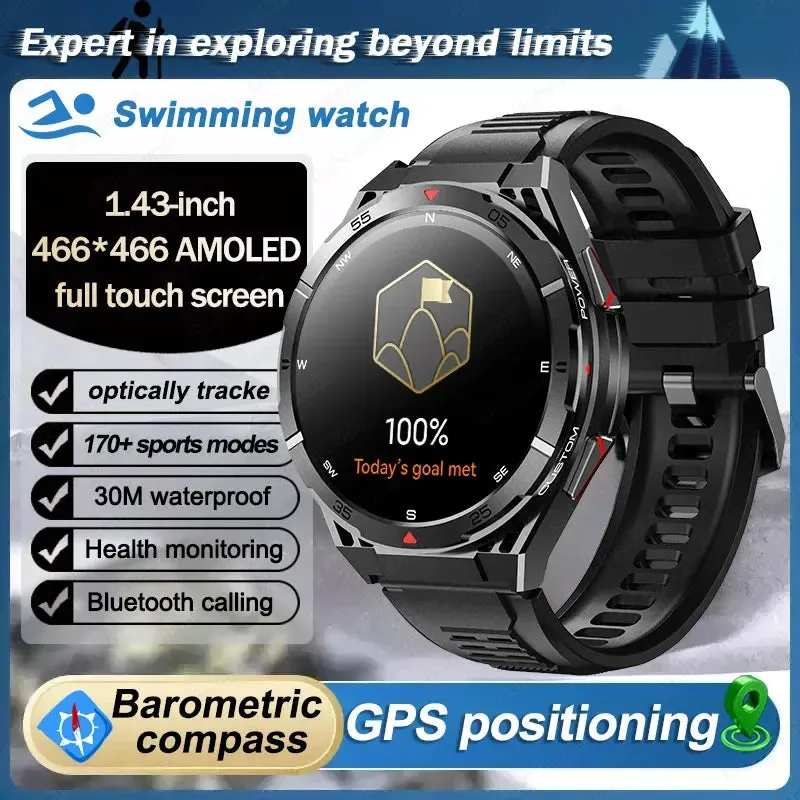 2025 Smart GPS Watch: Call, Track, and Assist