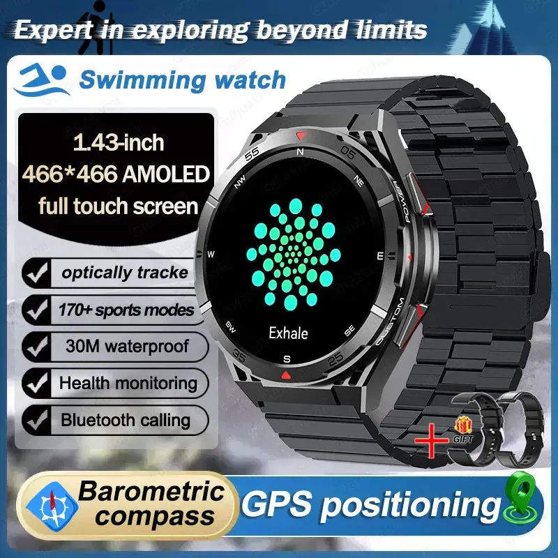 2025 Smart GPS Watch: Call, Track, and Assist