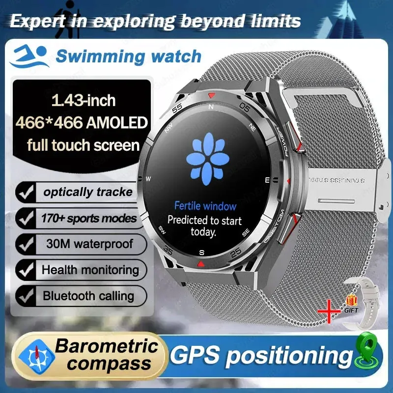 2025 Smart GPS Watch: Call, Track, and Assist
