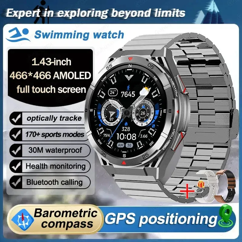2025 Smart GPS Watch: Call, Track, and Assist