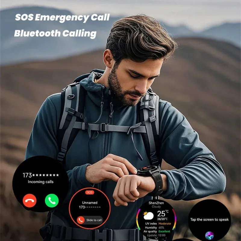 2025 Smart GPS Watch: Call, Track, and Assist