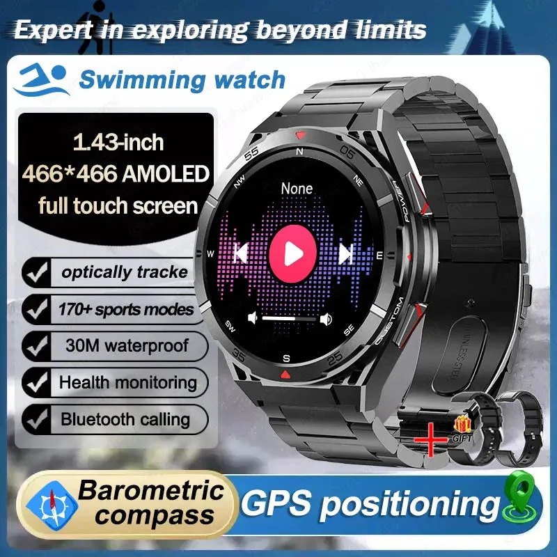 2025 Smart GPS Watch: Call, Track, and Assist