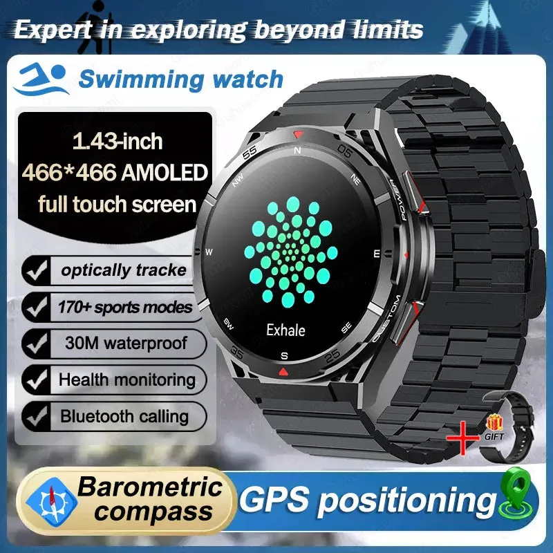2025 Smart GPS Watch: Call, Track, and Assist