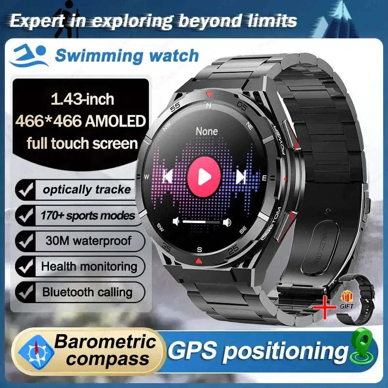 2025 Smart GPS Watch: Call, Track, and Assist