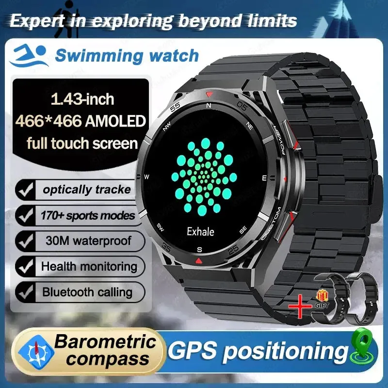 2025 Smart GPS Watch: Call, Track, and Assist
