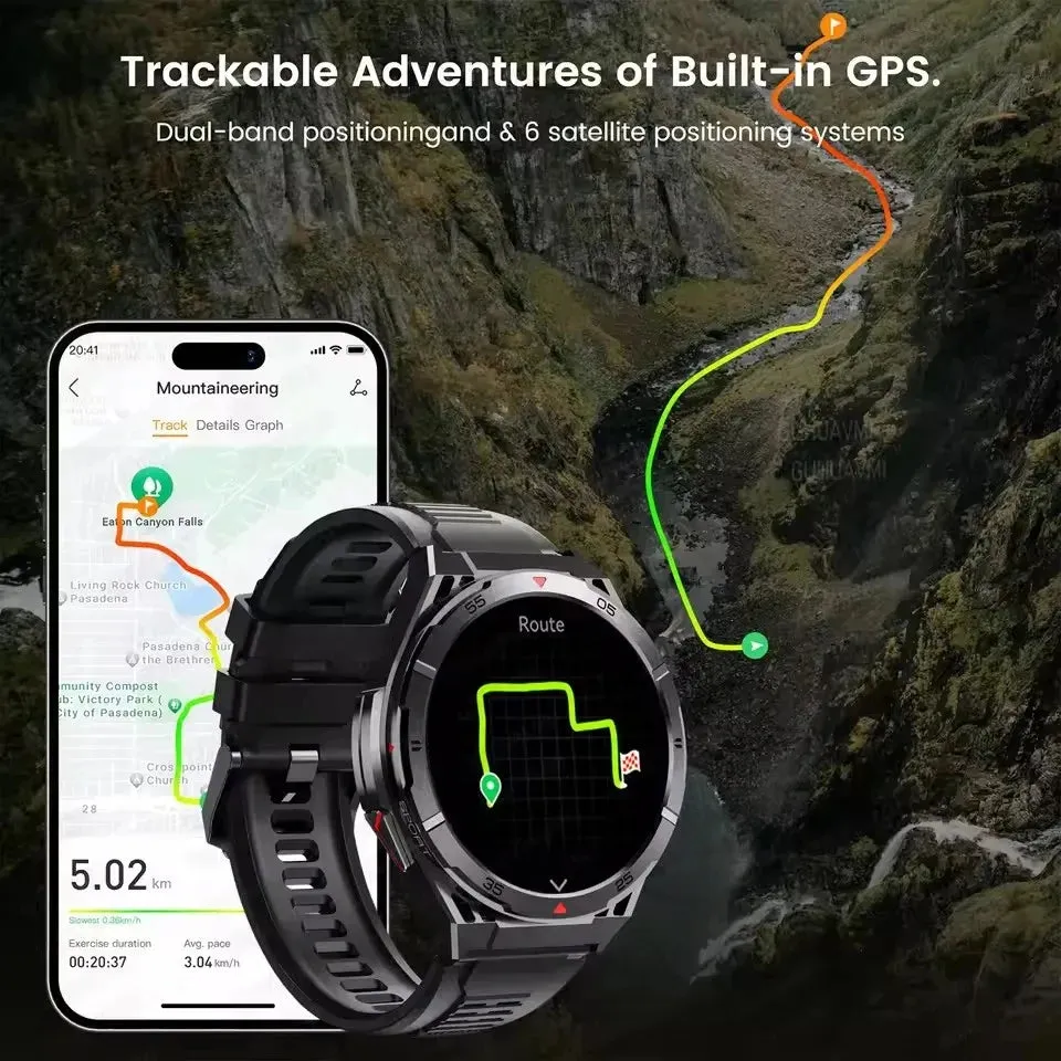 2025 Smart GPS Watch: Call, Track, and Assist