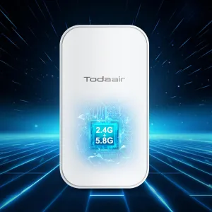 2025 WiFi Extender Signal Booster IP65 Weatherproof AC1200Mbps Transmission Range Up to 300 feet and 30 Devices Ethernet Port Support Repeater & AP Mode