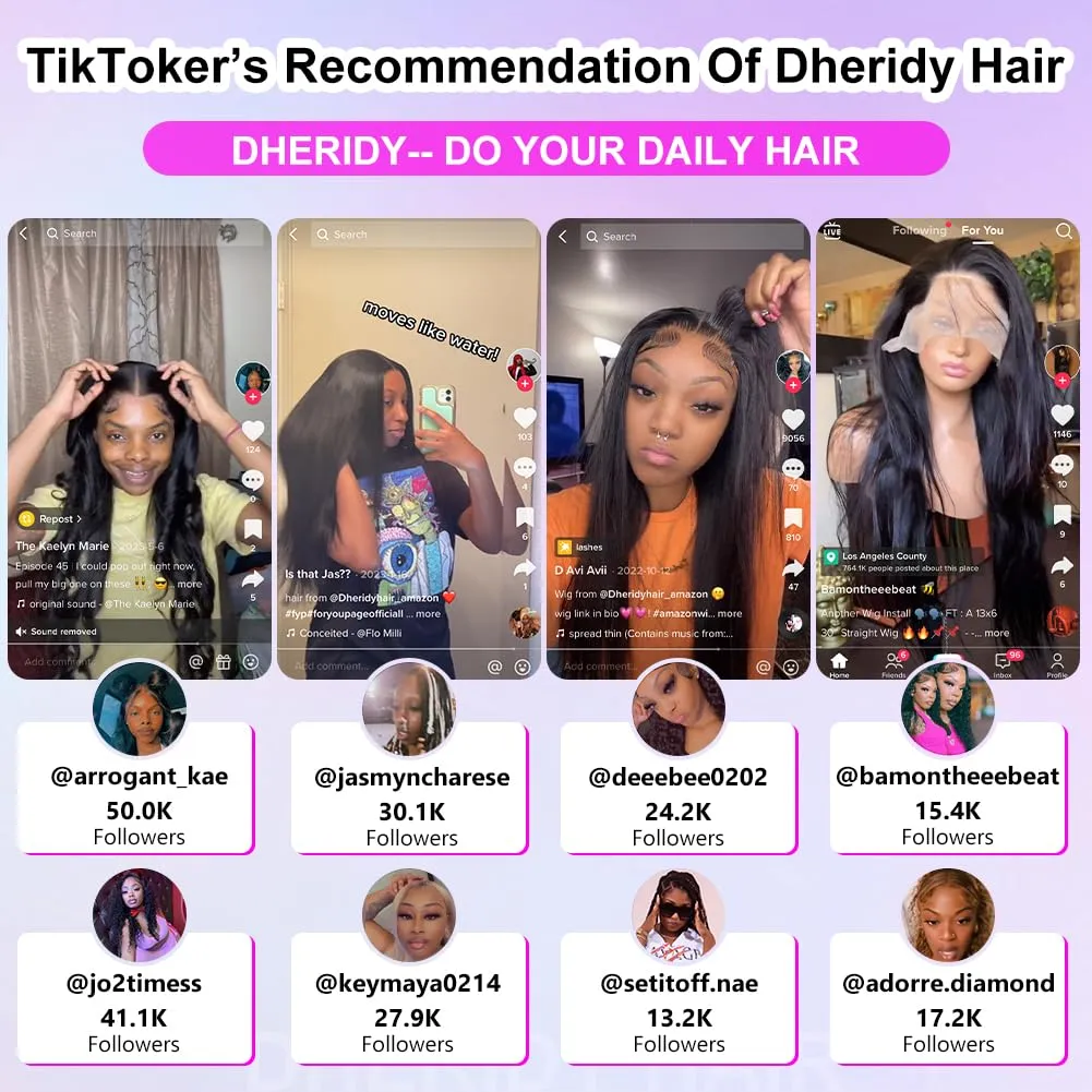 250% Density 13x6 HD Straight Lace Front Wigs Human Hair Pre Plucked 260g Glueless Lace Frontal Wigs Human Hair 13x6 Human Hair Lace Front Wigs for Black Women Bleached Knots 28 Inch