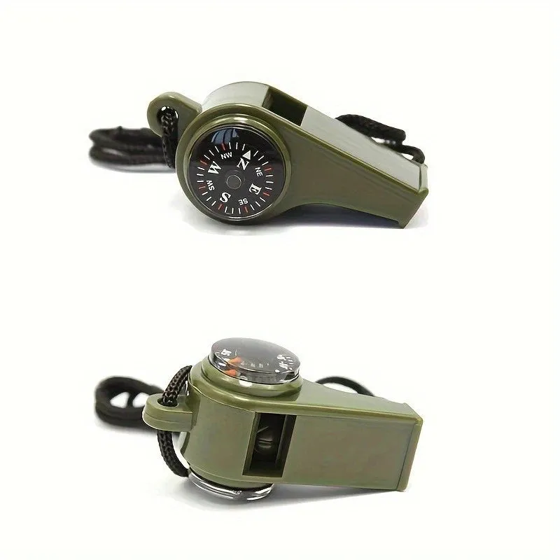 3-in-1 Survival Whistle with Compass & Thermometer – Outdoor Gear