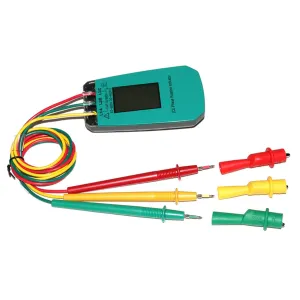 3 Phase Rotation Indicators 3 Phase Sequences Rotation Tester LED Indicators Detectors Checkers Meter Carrying Bag Phase Meter