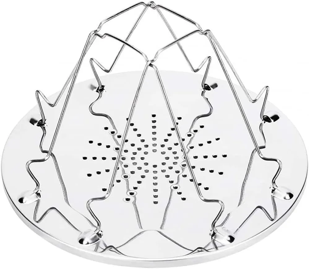 4 Slices Bread Toast Folding Tray Camping Stoves BBQ Toaster Tray Camping Toaster Rack Outdoor Cooking Tool