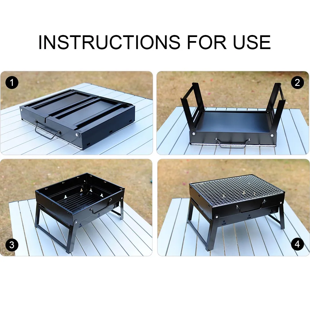 43cm Portable Box-type Charcoal Grill