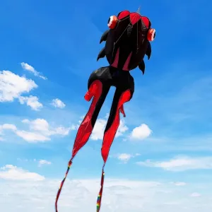 43ft Large Kites for Adults,3D Goldfish Frameless Soft Umbrella Giant Flying Kites,Easy to Fly with 330Ft Kite String in Beach and Amusement Parks-Ages 12 