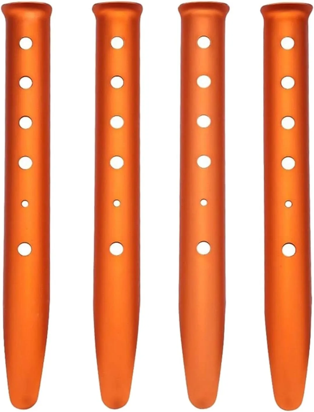 4Pcs Aluminum Tent Stakes Pegs in Snow and Sand Tent for Camping Boating Hiking Backpacking Picnic Shelter Shade Canopy DaJiKan