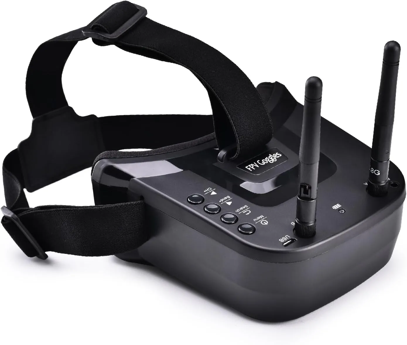 5.8G FPV Goggles with Antennas: 3 Inch Screen 5.8G 40CH Build in Battery Video Headset for Analog FPV camera and Transmitter FPV Drone RC Car Airplane RC Hobbies by Speedybee