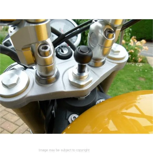 6inch GPS SatNav Motorcycle Straight MICRO USB Powered 13mm Yoke Mount (sku 14161)
