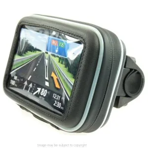 6inch SatNav GPS DIN - Hella Powered Motorcycle Mount - Straight Micro USB (SKU 14150)