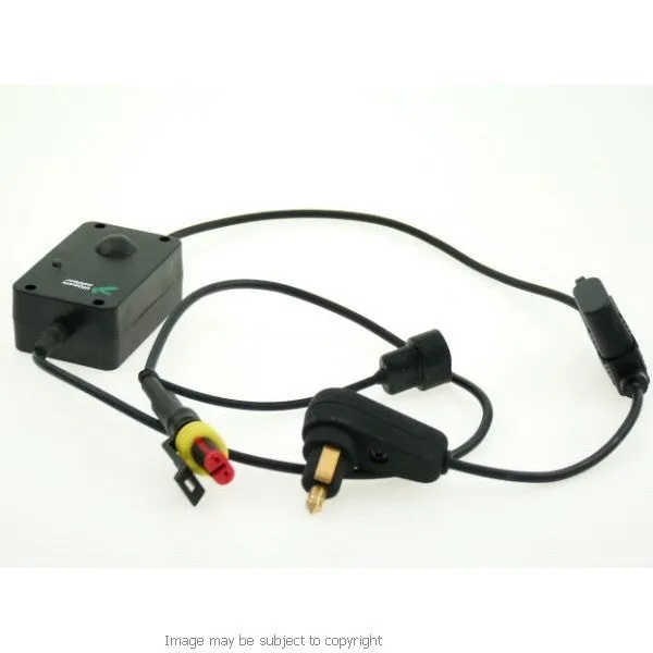 6inch SatNav GPS DIN - Hella Powered Motorcycle Mount - Straight Micro USB (SKU 14150)