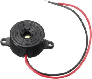 95DB Alarm High-Decibel DC 3-24V 12V Electronic Buzzer Beep Alarm Intermittent Continuous Beep for Auto Car Van Universal Loud Train Horn for Truck Electric Snail Horn(1Pcs)