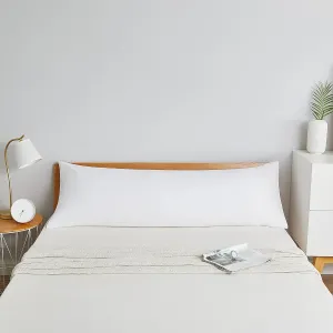 Acanva Premium Large Adults and Pregnancy Fluffy Bed Sleeping Side Sleeper Body Pillow Insert, 20” x 60” (Pack of 1), White