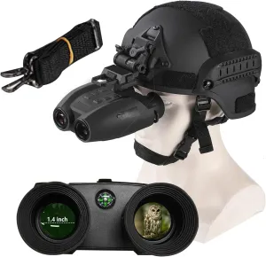 Adult Night Vision Binoculars, PVS-32 high-Definition Night Vision Device Digital Infrared Night Vision Goggles for Wildlife Observation Photography