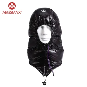 AEGISMAX Outdoor Urltra-Light Goose Dow Hat for Envelope Sleeping Bag
