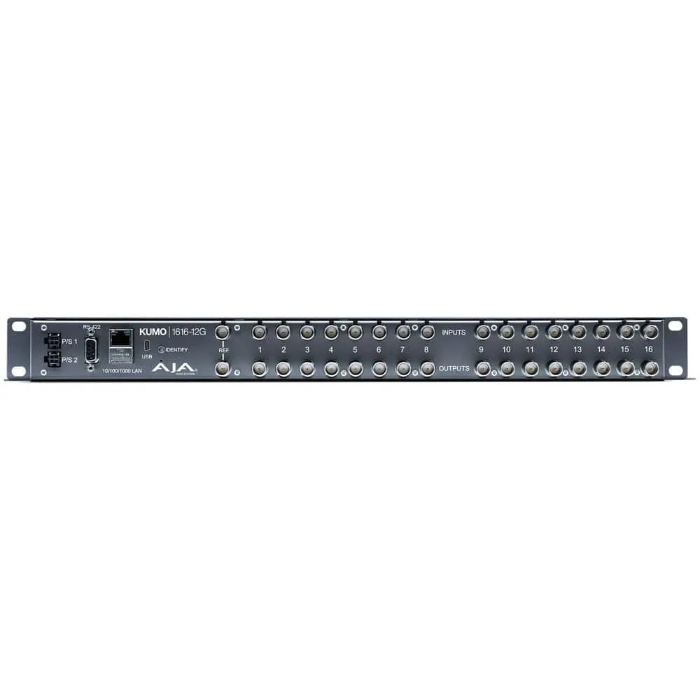AJA KUMO 1616 Compact 12G-SDI Router (1 RU)