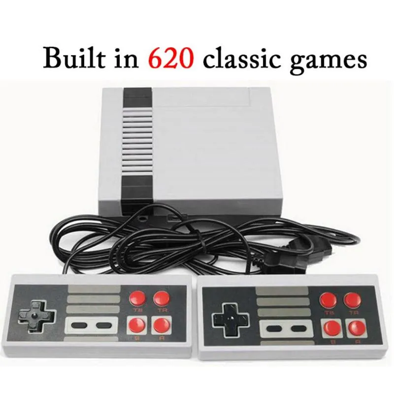 ALLOYSEED Retro Mini TV Game Console 8 Bit Handheld Game Player Kids Video Gaming Console Built-In 500/620 Classic Games Gifts