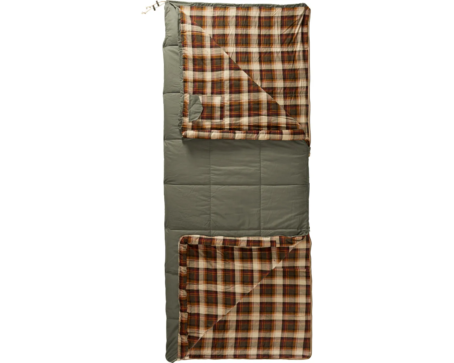 Almond  10° Sleeping Bag - Bungee Cord Brown