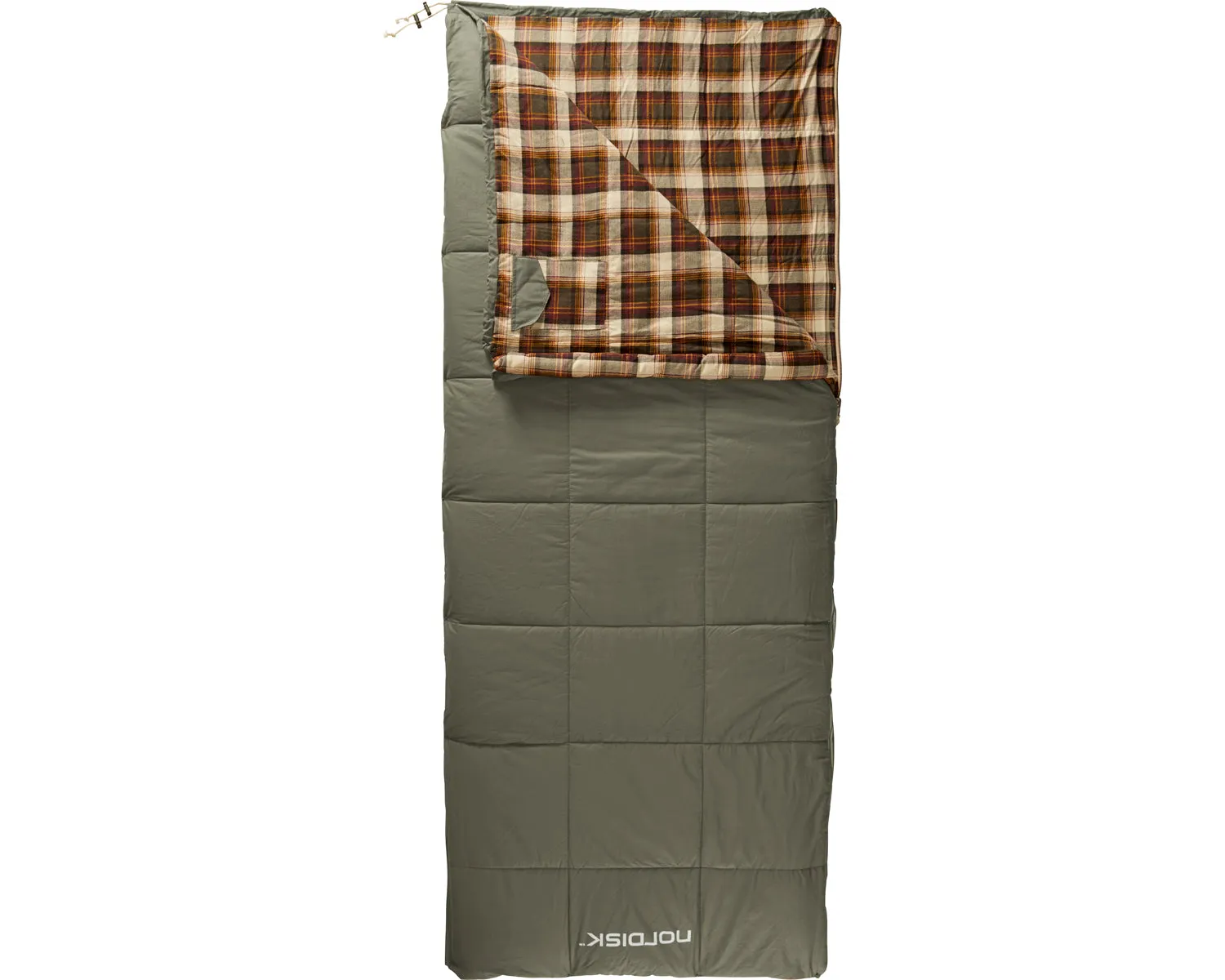 Almond  10° Sleeping Bag - Bungee Cord Brown