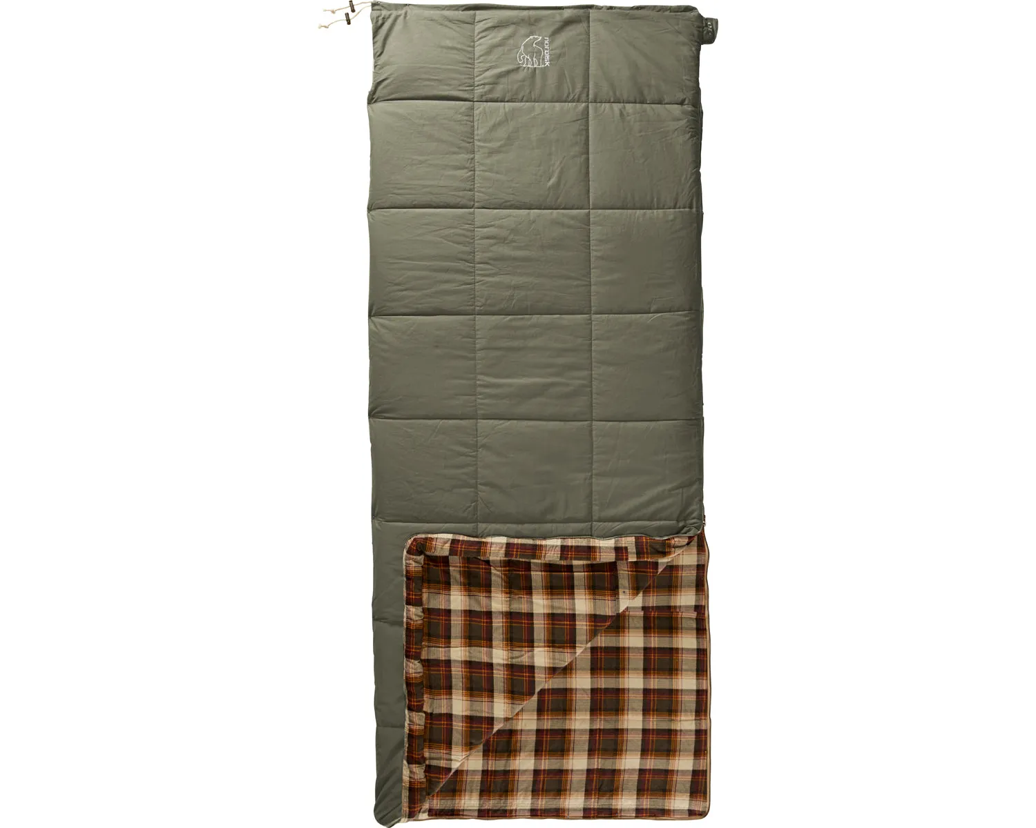Almond  10° Sleeping Bag - Bungee Cord Brown